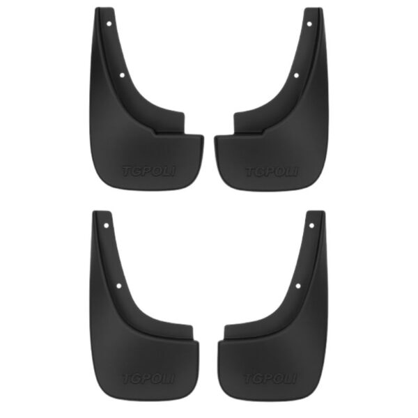 Apara-Barro EcoSport 13/17 Conjunto 4 Peças (Preto) TG Poli código 01.140