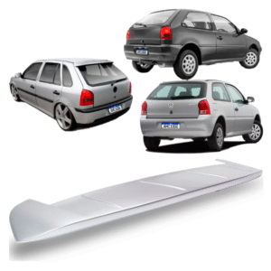 Aerofólio VW Gol G2 G3 G4 1995 a 2014 – 2 e 4 portas – Prata sem LED | TG Poli 02.269