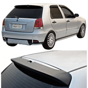 Aerofólio Palio 3ª Geração 2004 a 2015 – Sem LEDs – 2P/4P – Preto | TG Poli 04.155