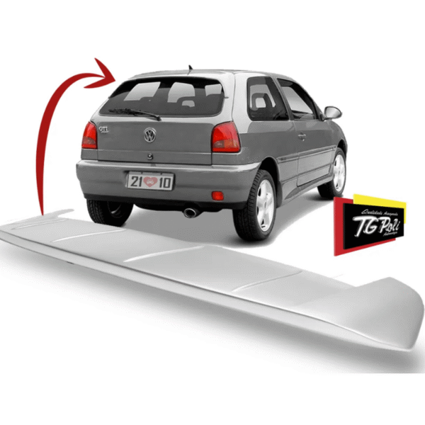 Aerofólio VW Gol G2 G3 G4 1995 a 2014 – 2 e 4 portas – Prata sem LED | TG Poli 02.269 - Imagem 2