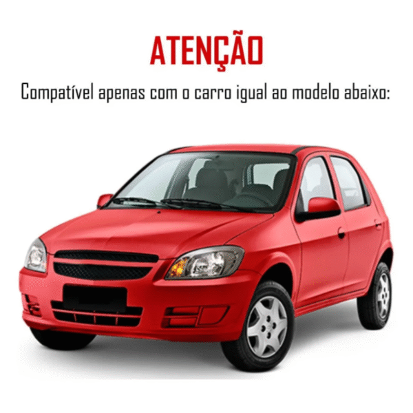 Aerofólio Celta 2006 a 2015 2 e 4 Portas – Prata | TG Poli 03.303 - Imagem 3