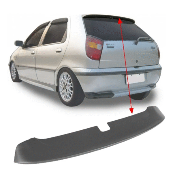 Aerofólio Palio 1996 a 2002 – Sem LED – 2 e 4 Portas – Preto | TG Poli 04.160 - Imagem 4