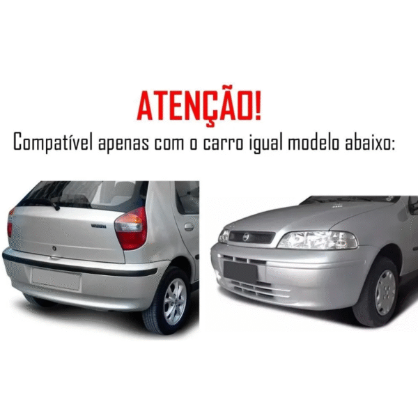 Aerofólio Palio 2001 a 2007 – Sem LED – 2 e 4 Portas – Preto | TG Poli 04.165 - Imagem 5