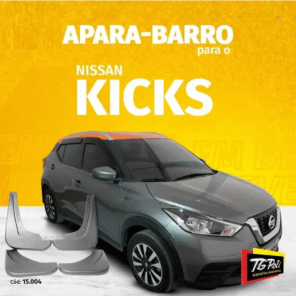 Kit Apara-Barro (Flap/Lameiro) Nissan Kicks 2017 a 2022 – TG Poli Cód. 15.004 - Imagem 3