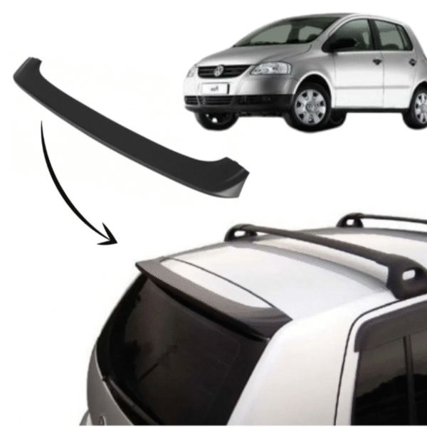 Aerofólio Volkswagen Fox 2004 a 2009 (Sem LED) 2P/4P Preto – TG Poli | Cód. 02.235 - Imagem 2