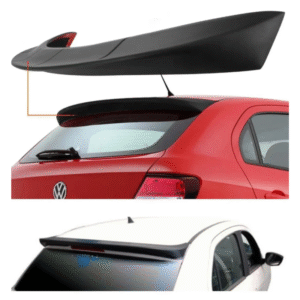 Aerofólio VW Gol G5 2008 a 2012 – Preto Sem LEDs | TG Poli 02.300