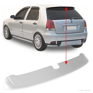 Aerofólio Palio 2004 a 2015 – Sem LED – Prata Aluminium | TG Poli 04.191