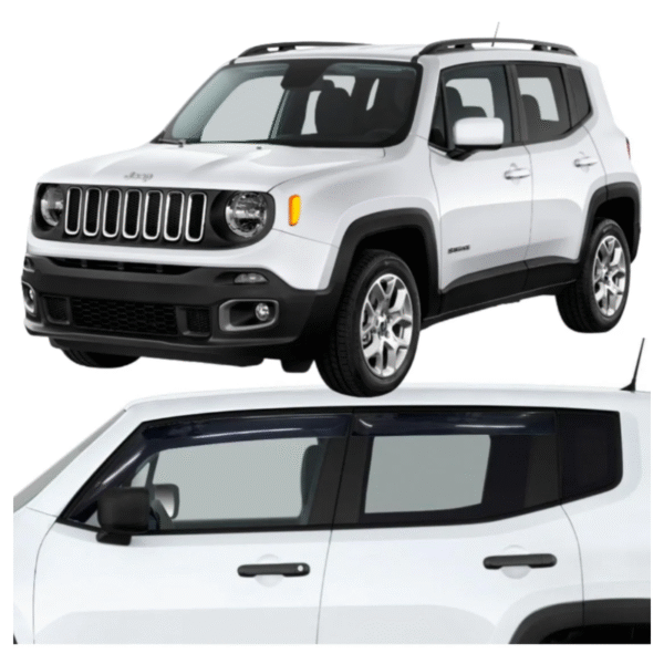Calha de Chuva TG Poli Jeep Renegade 2015 a 2025 | 4 Portas | Cód. 33.001