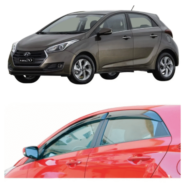 Calha de Chuva TG Poli HB20 Hatch 2012 a 2019 | 4 Portas | Cód. 25.005
