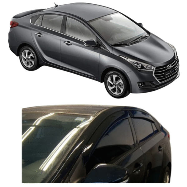 Calha de Chuva TG Poli HB20S Sedan 2013 a 2019 | 4 Portas | Cód. 25.006 - Imagem 2