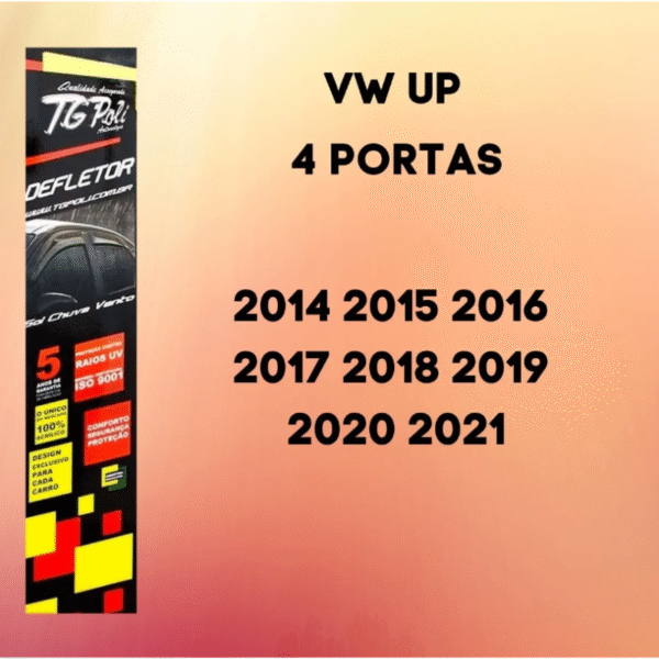 Calha de Chuva TG Poli VW Up 2014 a 2021 | 4 Portas | Cód. 22.017 - Imagem 3