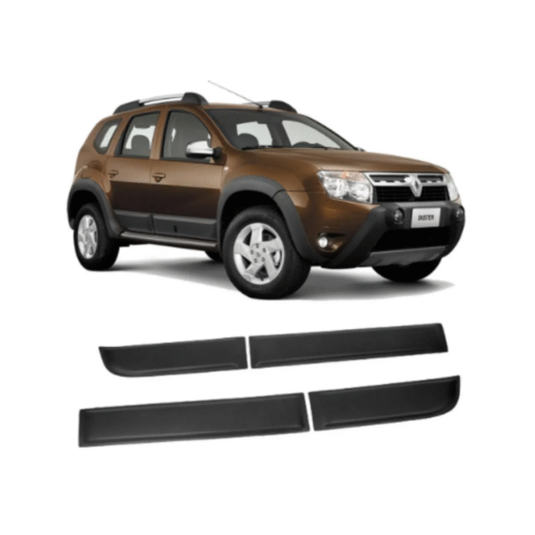Friso de Porta Duster Oroch 2012 a 2022 4 Portas Preto | TG Poli | Cód. 09.035