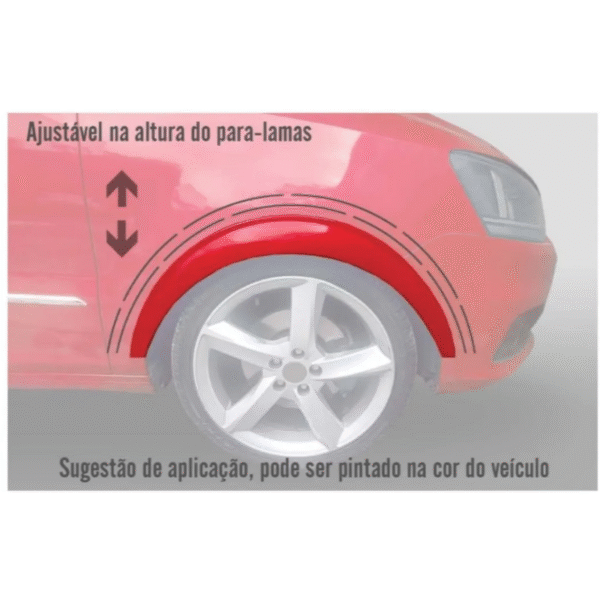 Aro Protetor Universal PP – Kit com 4 Peças (Preto) | TG Poli 05.057 - Imagem 4
