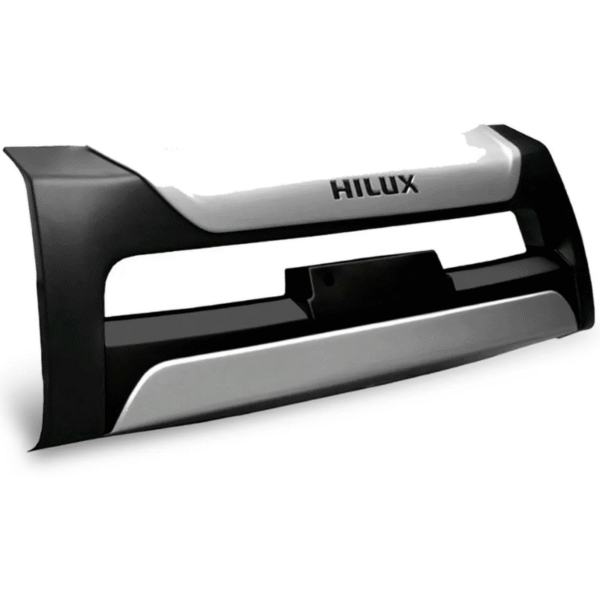 Overbumper Dianteiro Toyota Hilux Cabine Dupla 2009 a 2011 | Preto com Prata | TG Poli | Cód. 07.107 - Imagem 3