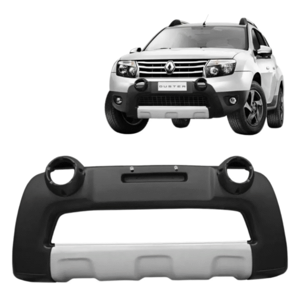 Overbumper Dianteiro Renault Duster 2011 a 2014 | Com Alojamento para Farol de Milha  | TG Poli | Cód. 09.039 - Imagem 2