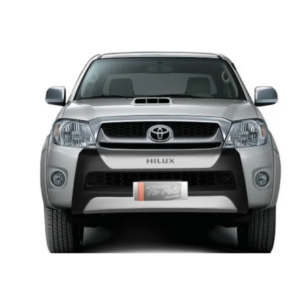 Overbumper Dianteiro Toyota Hilux Cabine Dupla 2009 a 2011 | Preto com Prata | TG Poli | Cód. 07.107 - Imagem 4