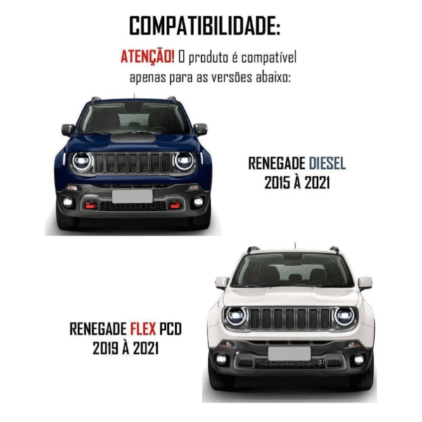 Overbumper Frontal Jeep Renegade Diesel 2015 a 2021 / Flex 2019 a 2021 | TG Poli  | Cód. 16.003 - Imagem 5