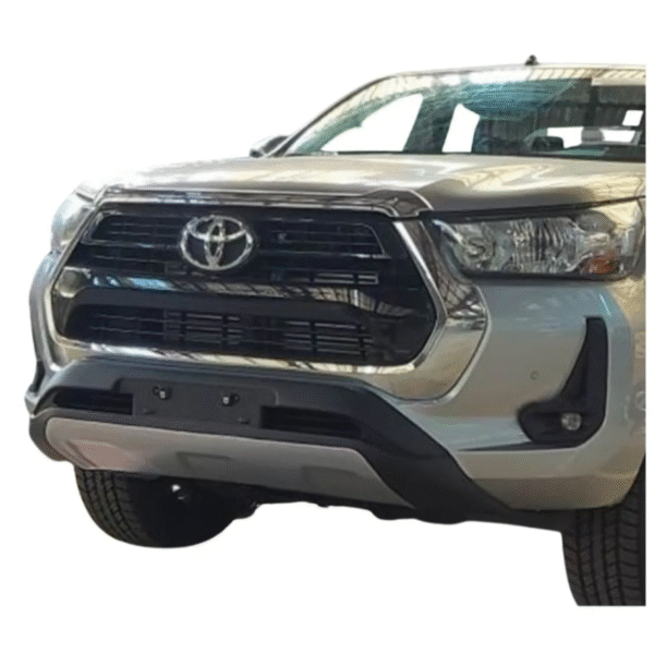 Overbumper Dianteiro Toyota Hilux Cabine Dupla 2021 a 2025 | Preto com Prata | TG Poli | Cód. 07.114 - Imagem 4