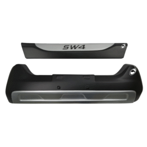 Overbumper Dianteiro Toyota Hilux SW4 2016 a 2020 | Preto com Prata | TG Poli | Cód. 07.112
