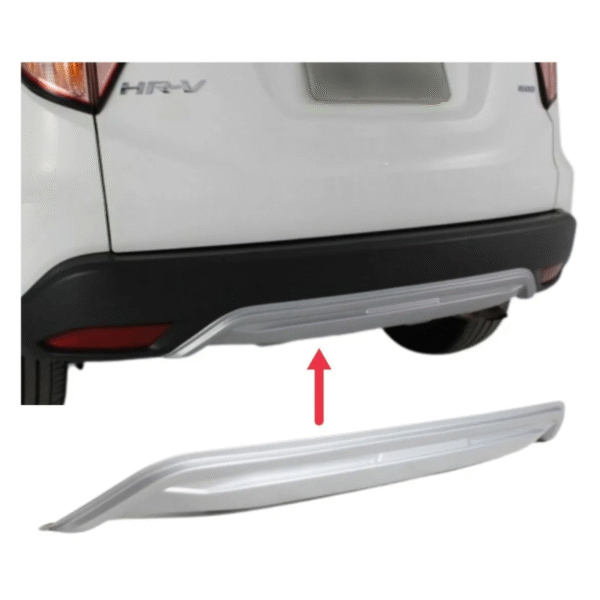 Protetor Traseiro de Para-Choque Honda HR-V 2015 a 2021 | Prata | TG Poli | Cód. 08.033 - Imagem 2