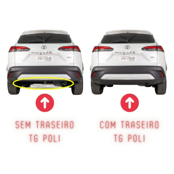 Spoiler Traseiro Protetor Corolla Cross 2021 a 2023 | TG Poli | Cód. 07.010 - Imagem 2