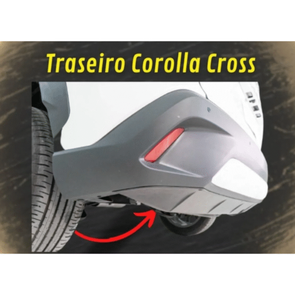 Spoiler Traseiro Protetor Corolla Cross 2021 a 2023 | TG Poli | Cód. 07.010 - Imagem 4