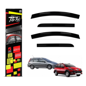 Calha de Chuva Peugeot 206 / 207 SW Escapade 4 Portas 2000 a 2013 – TG Poli 20.004