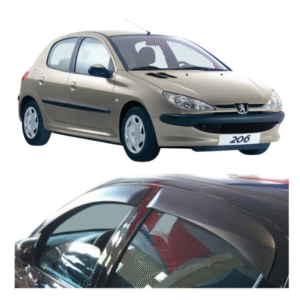 Calha de Chuva Peugeot 206 / 207 Hatch/Sedan 4 Portas 2000 a 2015 – TG Poli  20.001