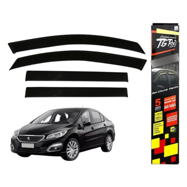 Calha de Chuva Peugeot 408 2011 a 2018 – 4 Portas – TG Poli 20.009 - Imagem 2