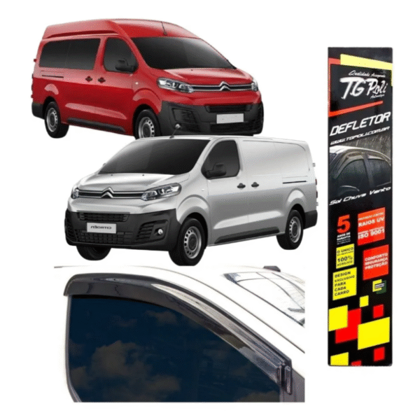 Calha de Chuva TG Poli para Jumpy / Expert / Scudo – 2018 a 2024 20.010 - Imagem 4