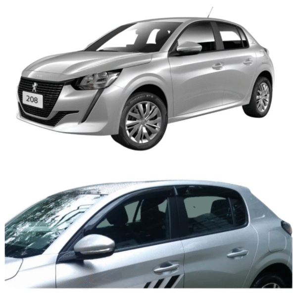 Calha de Chuva Slim TG Poli – Peugeot 208 2021 a 2022 – 20.011
